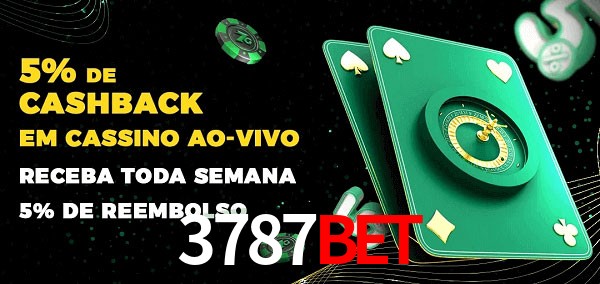 Promoções do cassino ao Vivo 3787bet